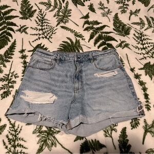 American Eagle ripped jean shorts